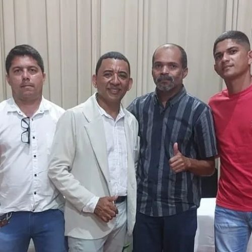 Representantes do SINTRAED Matões participa da posse da nova diretoria do SINPROSEMP Parnarama nesta quarta-feira 04/01/2023.